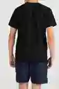 ONeill Camiseta Slim Fit Hybrid Cube Masculina Negro Talla S