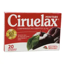 Ciruelax Laxante Minitabs (75 mg)