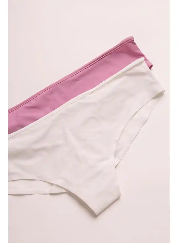 Panty Brasilero Duo Pack Para Dama Marca Options Intimate Referencia 1199042 Materiales 78% Poliamida 22% Elastano