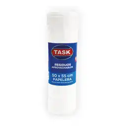Task Bolsa de Basura Papelera Color Blanco