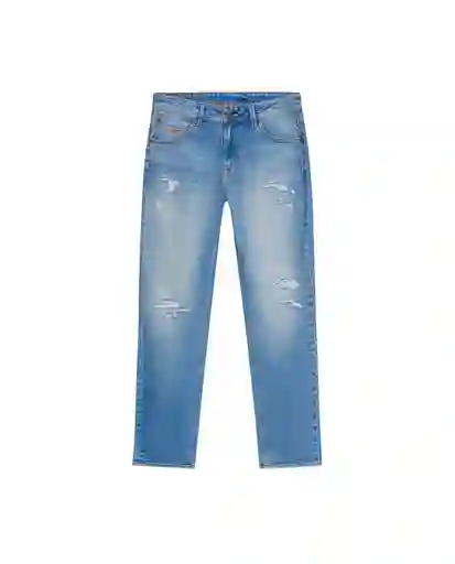 Jean Slim Fit Medio Azul Cristalino Claro 32/32 Chevignon