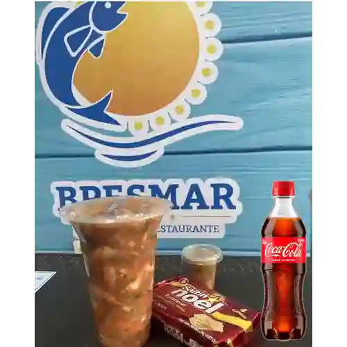 Combo Cóctel de Mariscos +Cocacola Orig 400ml
