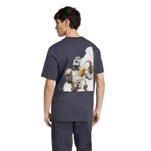 Adidas Camiseta Manga Corta Entrenamiento Hombre Gris Talla S