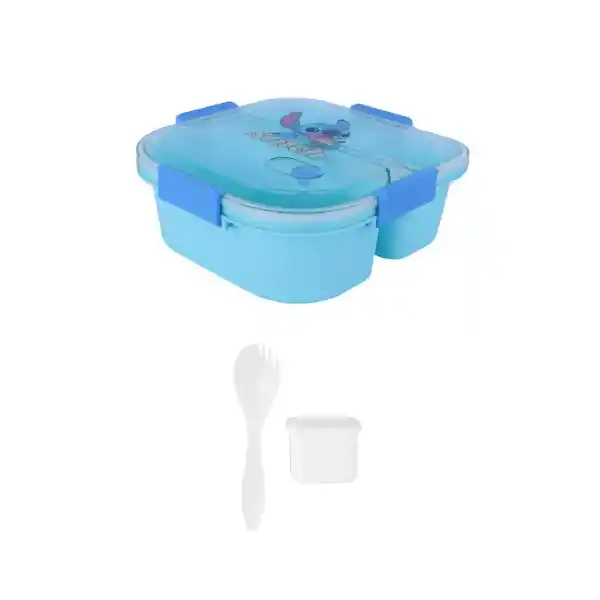 Contenedor Tupper Para Lunch Serie Disney Stitch 1200 mL Miniso