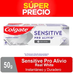 Colgate Crema Dental Sensitive Proalivio Real White