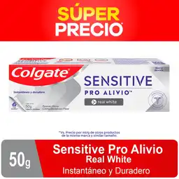 Colgate Crema Dental Sensitive Proalivio Real White