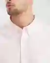 Camisa Button Down Manga Corta Rosa Nouveau Claro M Chevignon