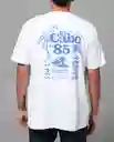 Camiseta Hombre Blanco Talla S 102G001 Rifle