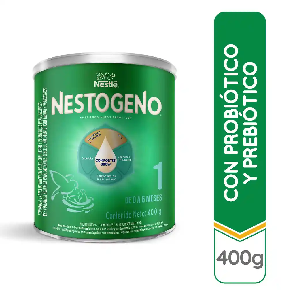 Fórmula infantil NESTOGENO Comfort Etapa 1 x 400g