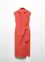 Vestido Anna Rojo Talla XL Mujer Mango