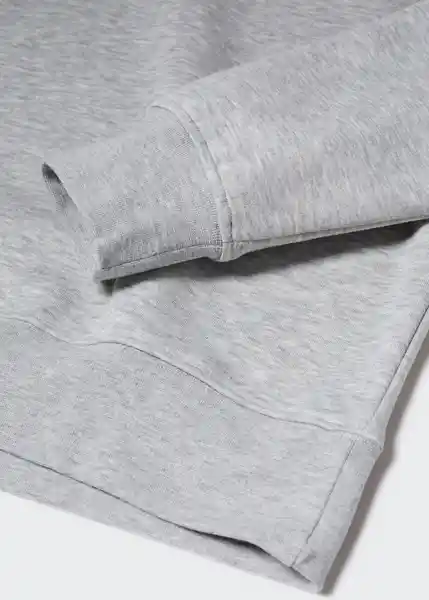 Buzo de Sudadera Nola Gris Claro Vigoré Talla XL Hombre Mango