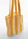 Bolso G Paloma Mostaza Talla 99 Mujer Mango