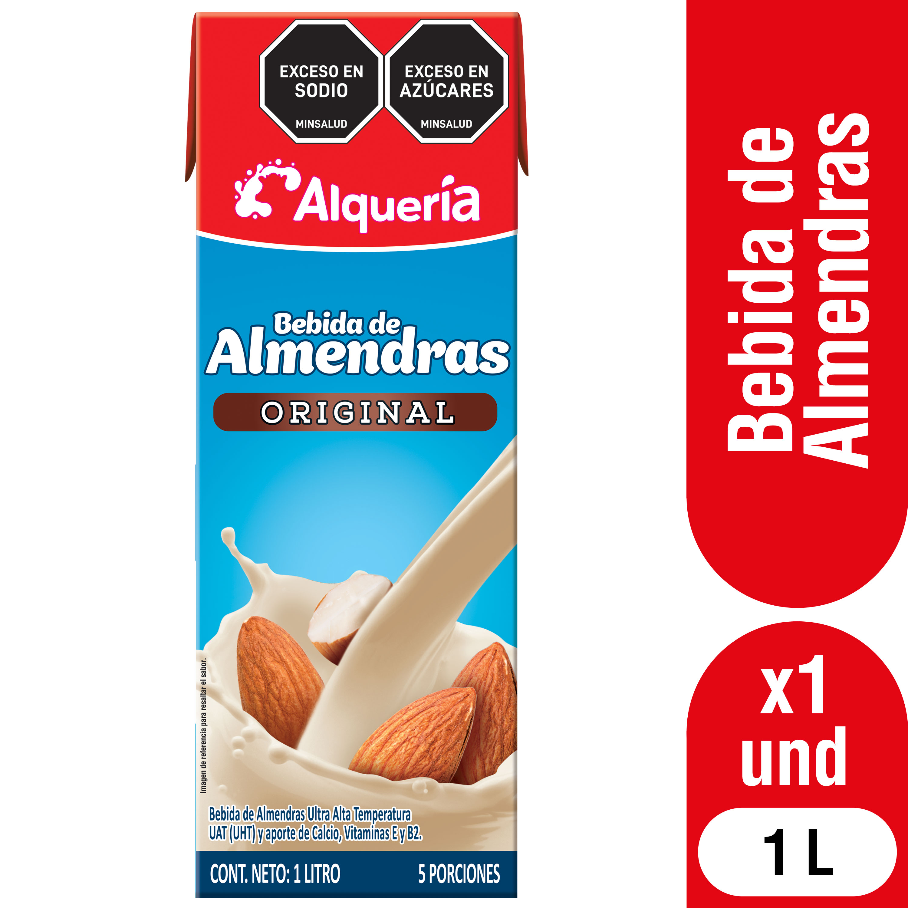 Alquería Bebida de Almendras Original 1 l