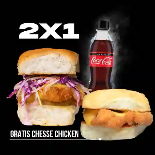 Fish Bun + Cheese Chicken+ Bebida Gratis