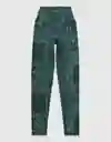 Leggings Aerie Verde Talla: SM REGULAR 5109735 American Eagle