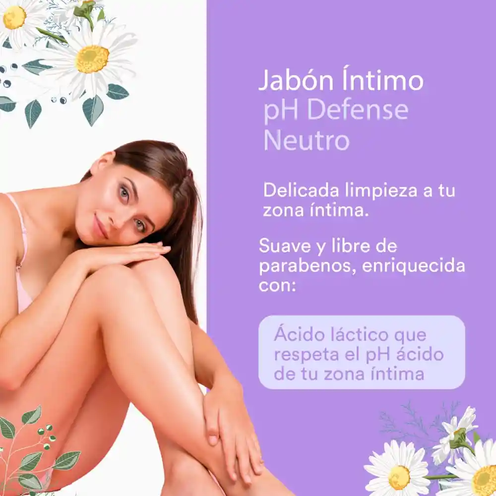 Jabon Intimo Bacterion Ph Defense Neutro