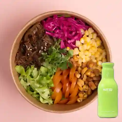 Combo Arma Tu Poke Grande + Hatsu Verde 400 ml