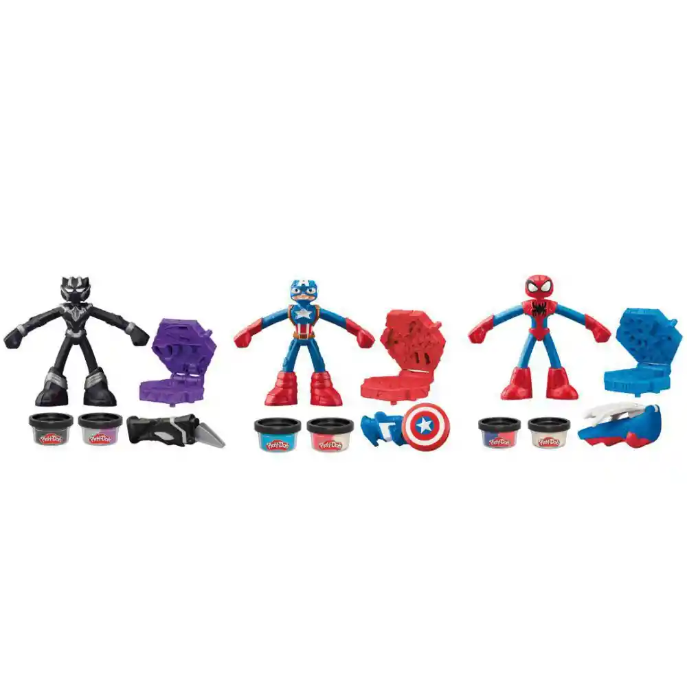 Play-Doh Masa y Plastilina Marvel