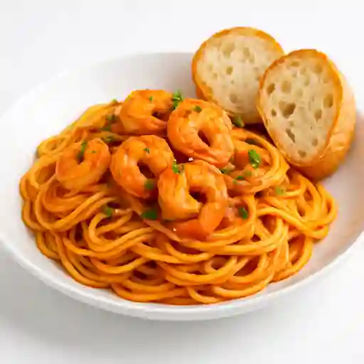 Pastas con Camarones