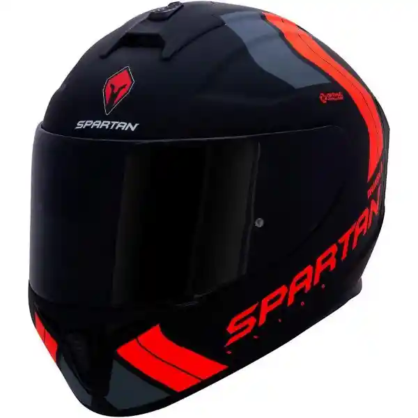 Spartan Casco Para Moto Slide Rojo Talla M