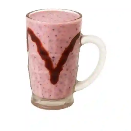 Malteada de frutos rojos