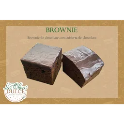 Brownie con Cubierta de Chocolate