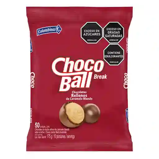 Choco Break Ball Chocolates Rellenos de Caramelo Blando