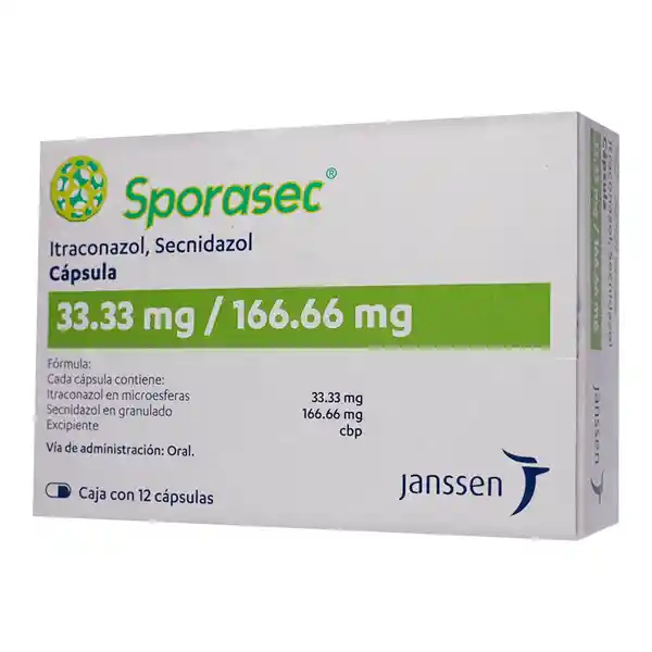 Sporasec Capsulas (33.33 mg/ 166.66 mg)