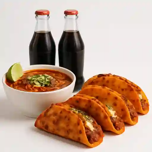 Combo Quesabirria + Birriamen + 2 Bebidas
