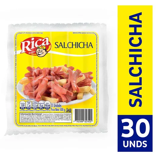 Rica Rondo Salchicha de Pollo