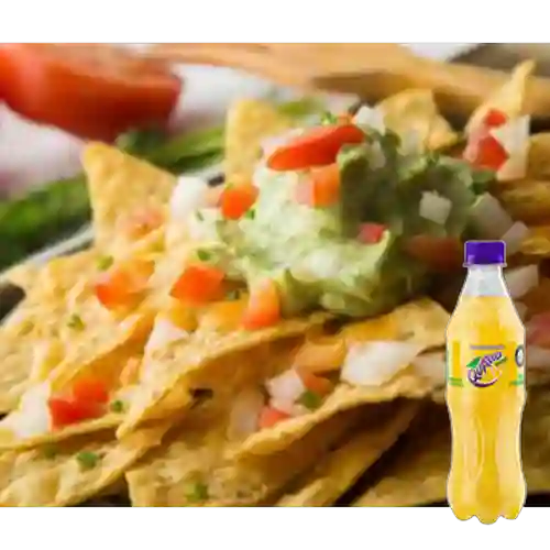Combo Nachos Tradicionales + Quatro Original 400ML