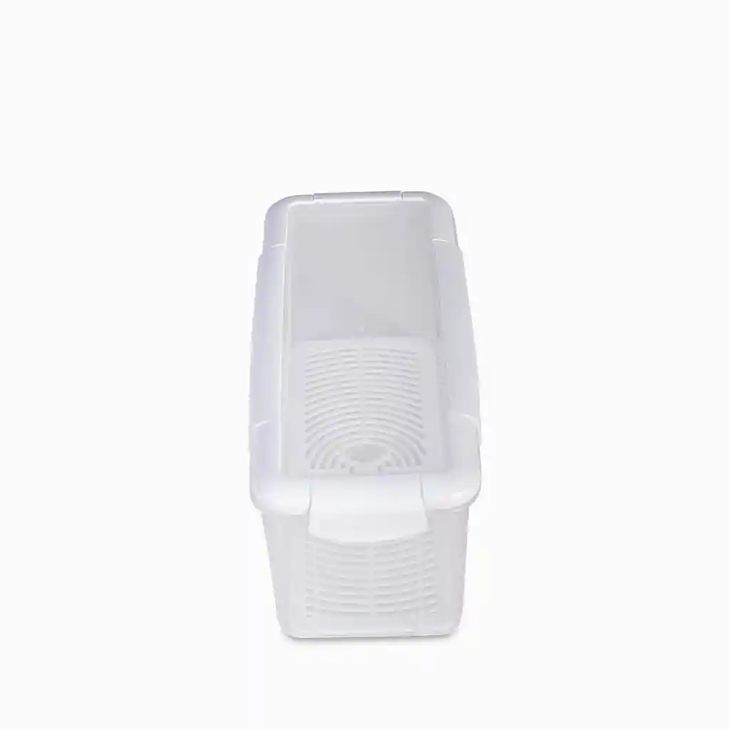 Recipiente hermético con escurridor blanco  Ambiente Gourmet