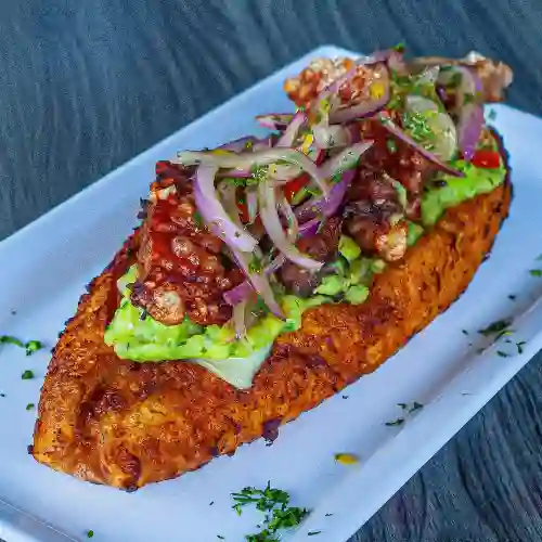 Barquito de Plátano Chicharrón