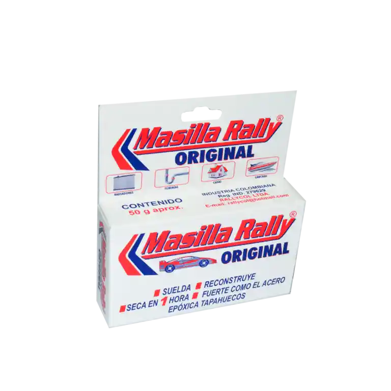 MASILLA EPOXICA RALLY 50 GRAMOS