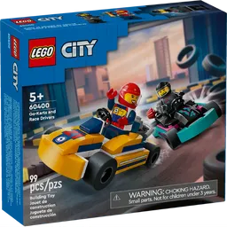 Lego Construcción Karts y Pilotos de Carreras