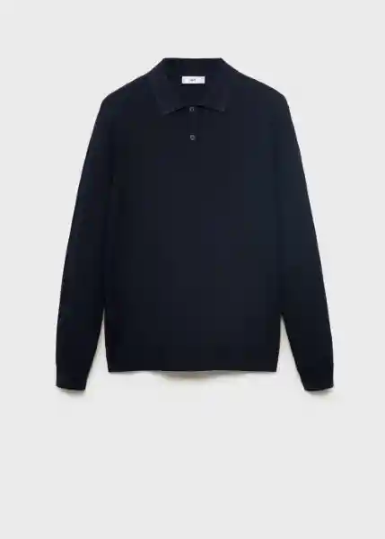 Camiseta Polo Tens Navy Talla L Hombre Mango