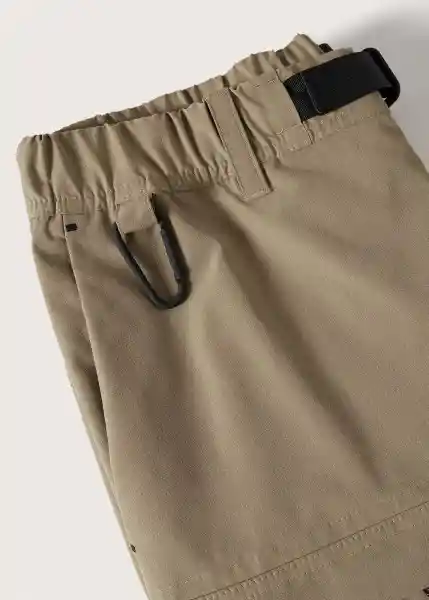 Pantalón Astorgl Beige Talla 46 Hombre Mango