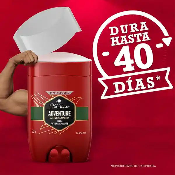 Desodorante Antitranspirante Hombre Old Spice Barra Adventure 50 g