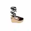 Spadrilla Plataforma Negro