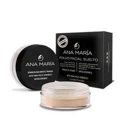 Polvo Ana Maria Facial Arroz Extracto Aloe (18 Gr)