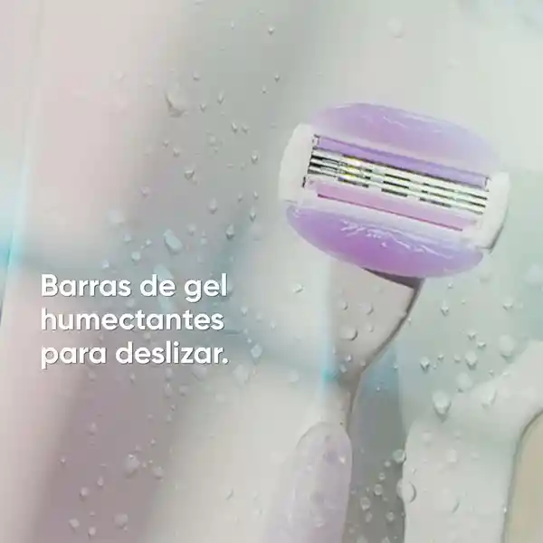 GILLETTE Venus Breeze Repuesto Cuchilla de Afeitar Mujer Máquina de Afeitar Depilación Corporal con barras Humectantes 4 Uds