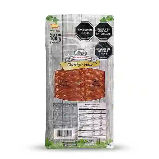 La Factoria Gourmet Chorizo Vela Natural