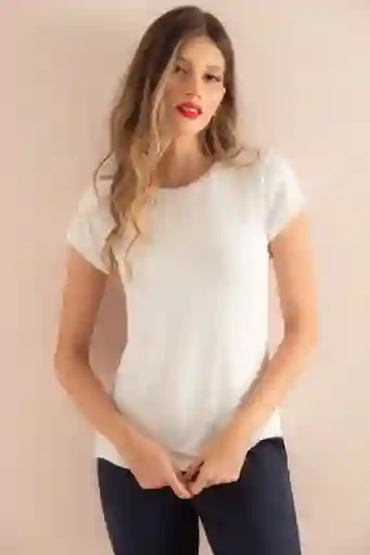 Camiseta Iris Color Blanco Crudo Talla S Ragged