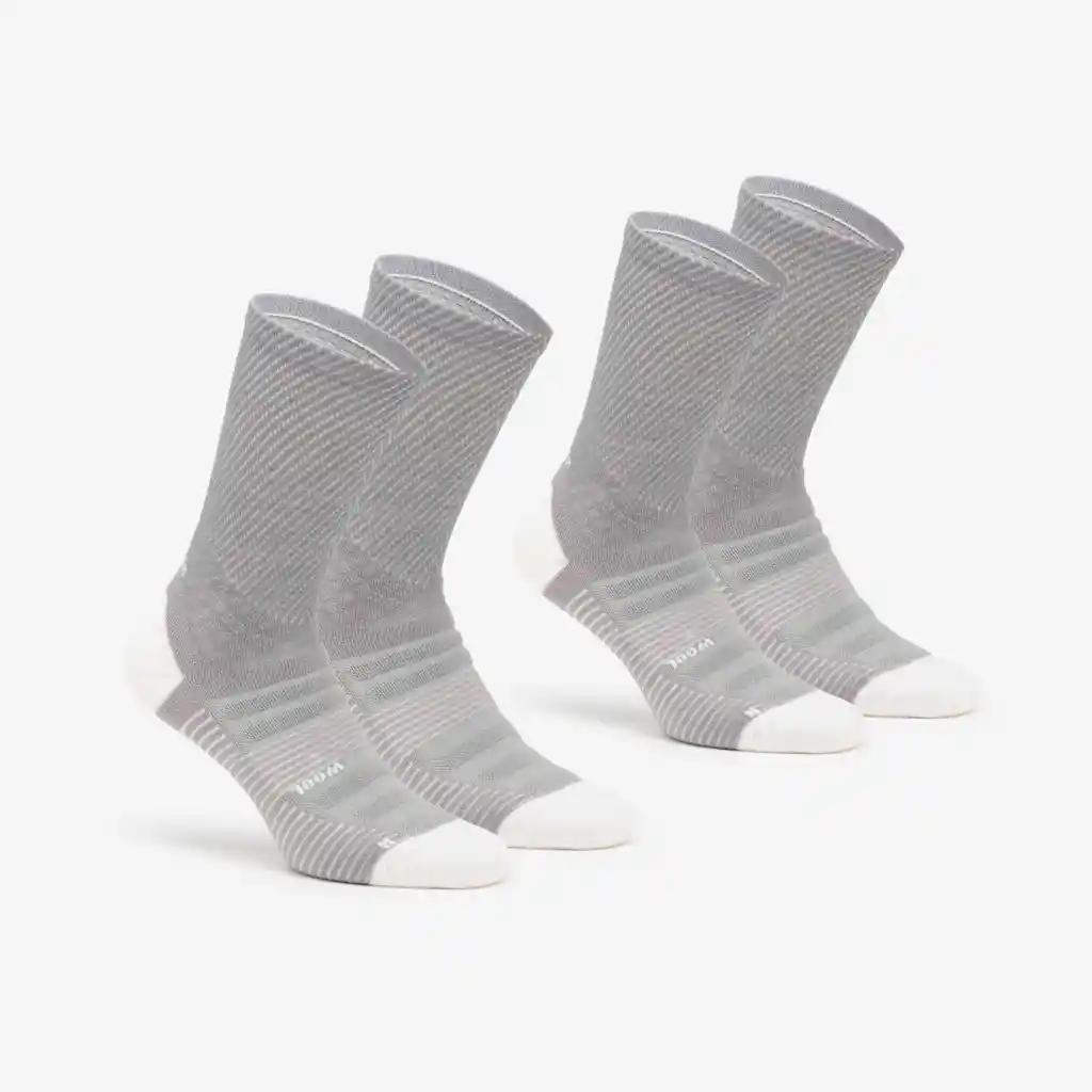 Medias de Senderismo Hike 900 High Gris X2