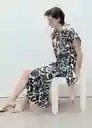 Falda Merci Crudo Talla S Mujer Mango
