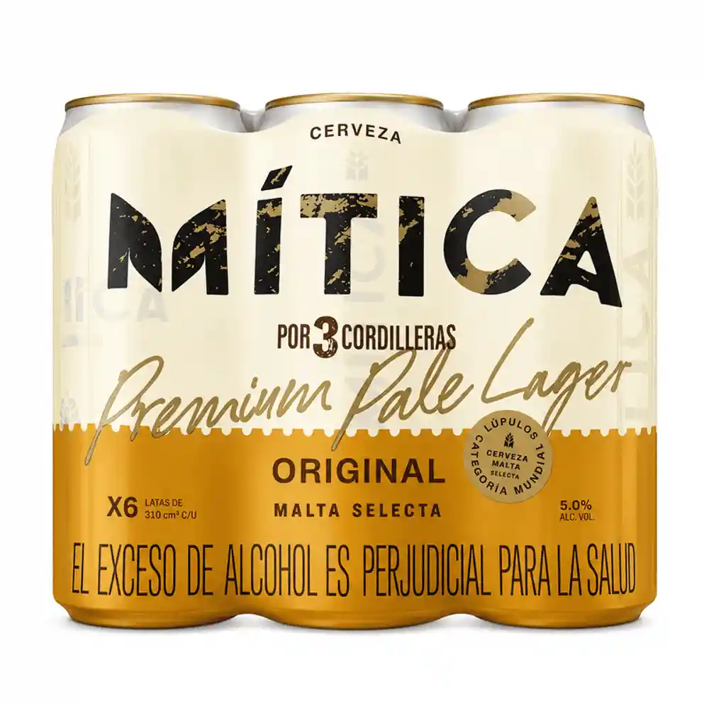 Cerveza Mitica L310 X6