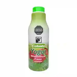 Yogur Entero Fresa Colanta Garrafa x 1000 g