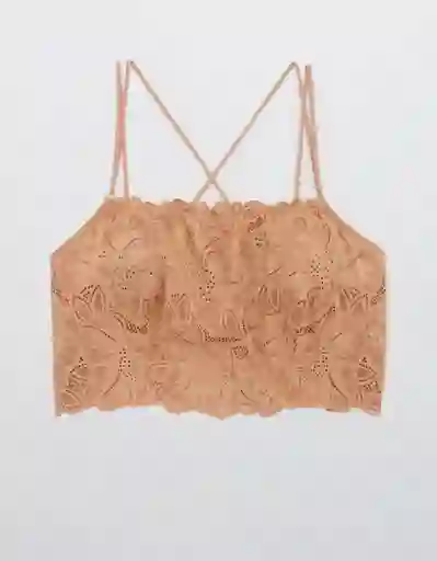 American Eagle Bralette Holiday Best Escote Blanqueado Talla M