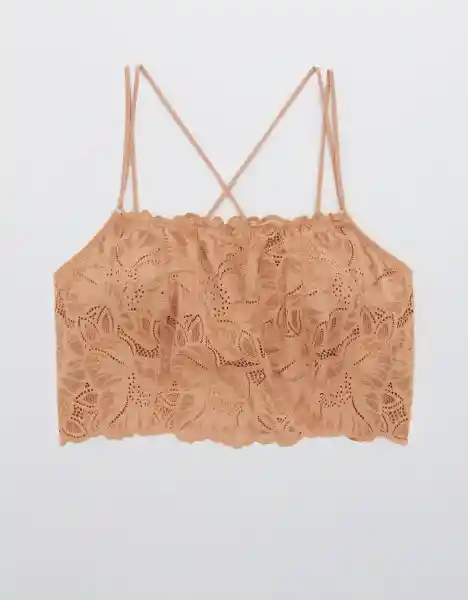 American Eagle Bralette Holiday Best Escote Blanqueado Talla M