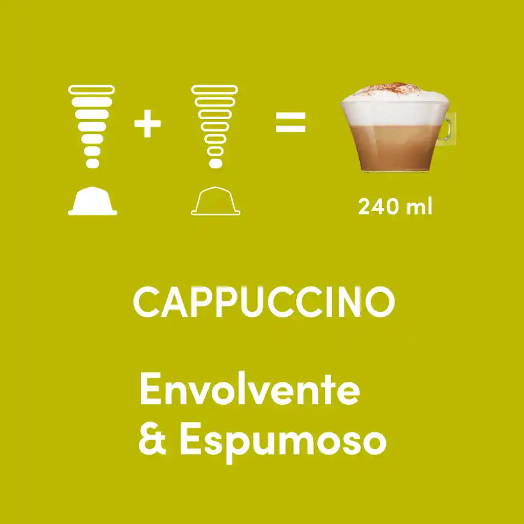 Cápsulas de café NESCAFÉ DOLCE GUSTO Cappuccino x 117,5g